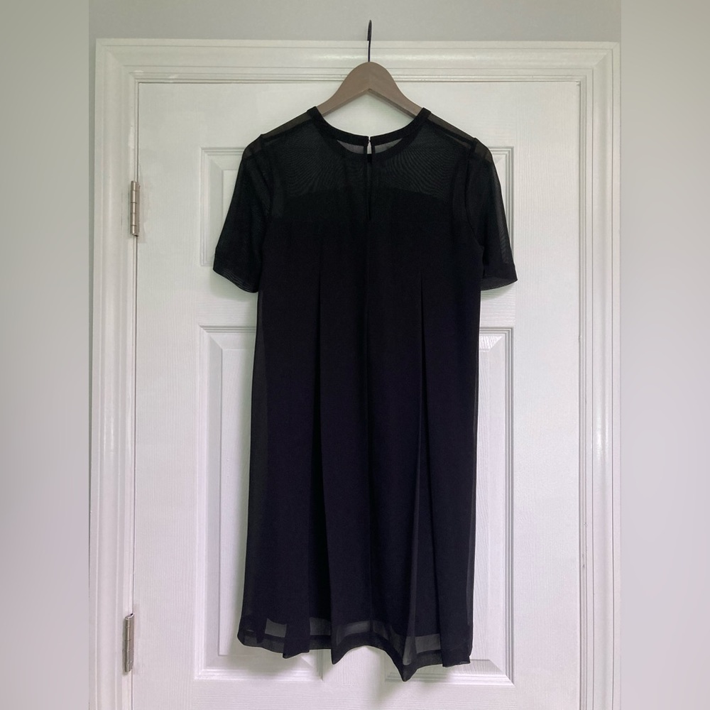 NWT Bcbgmaxazria flowy sheer top mini dress